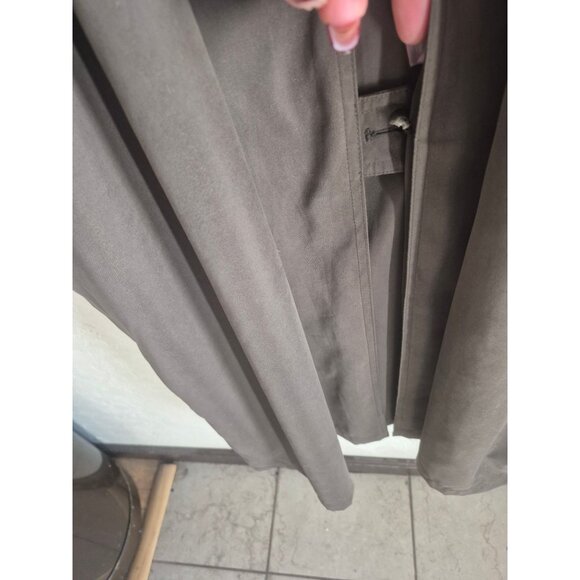 Ralph Lauren Olive Double-Breasted Trench Coat size 46L - Picture 5 of 8